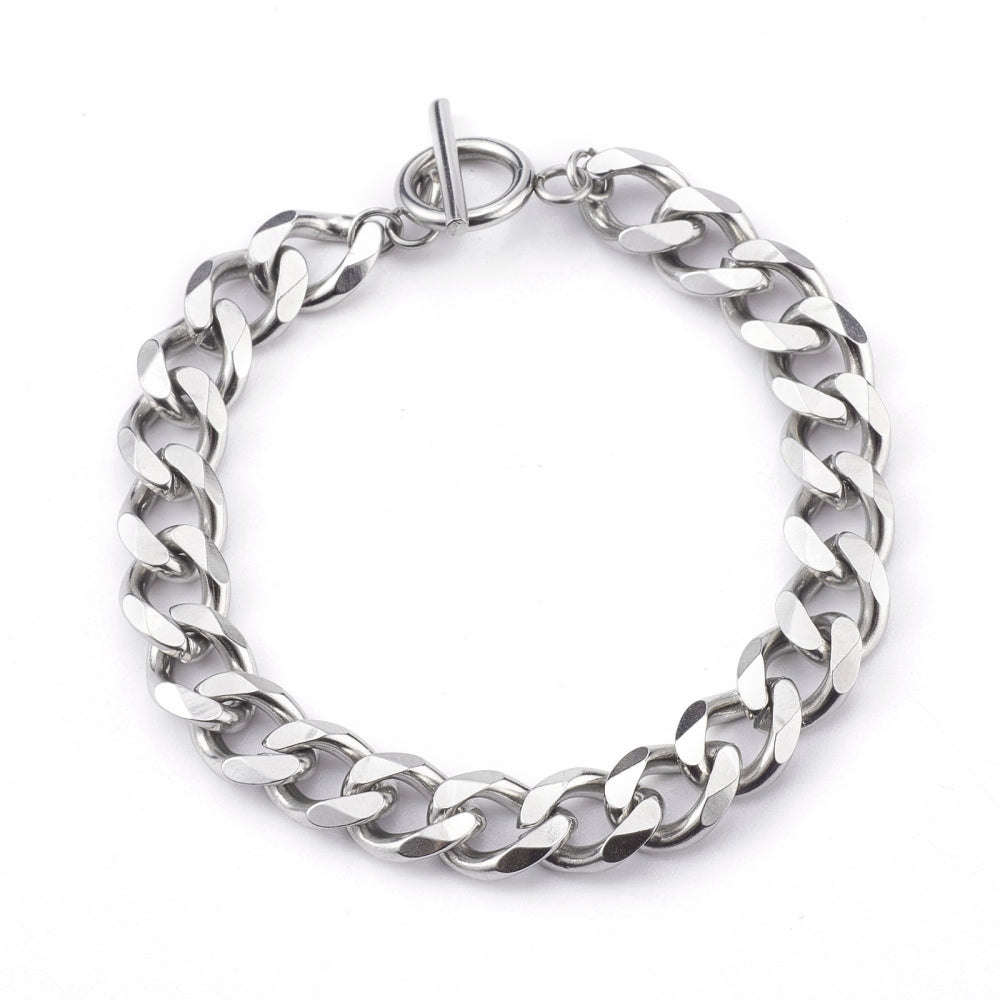 Set Pulsera Aretes SS