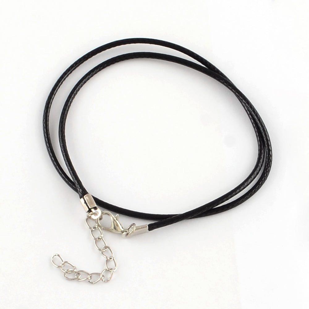 Collar Cuero Negro (5pzs)