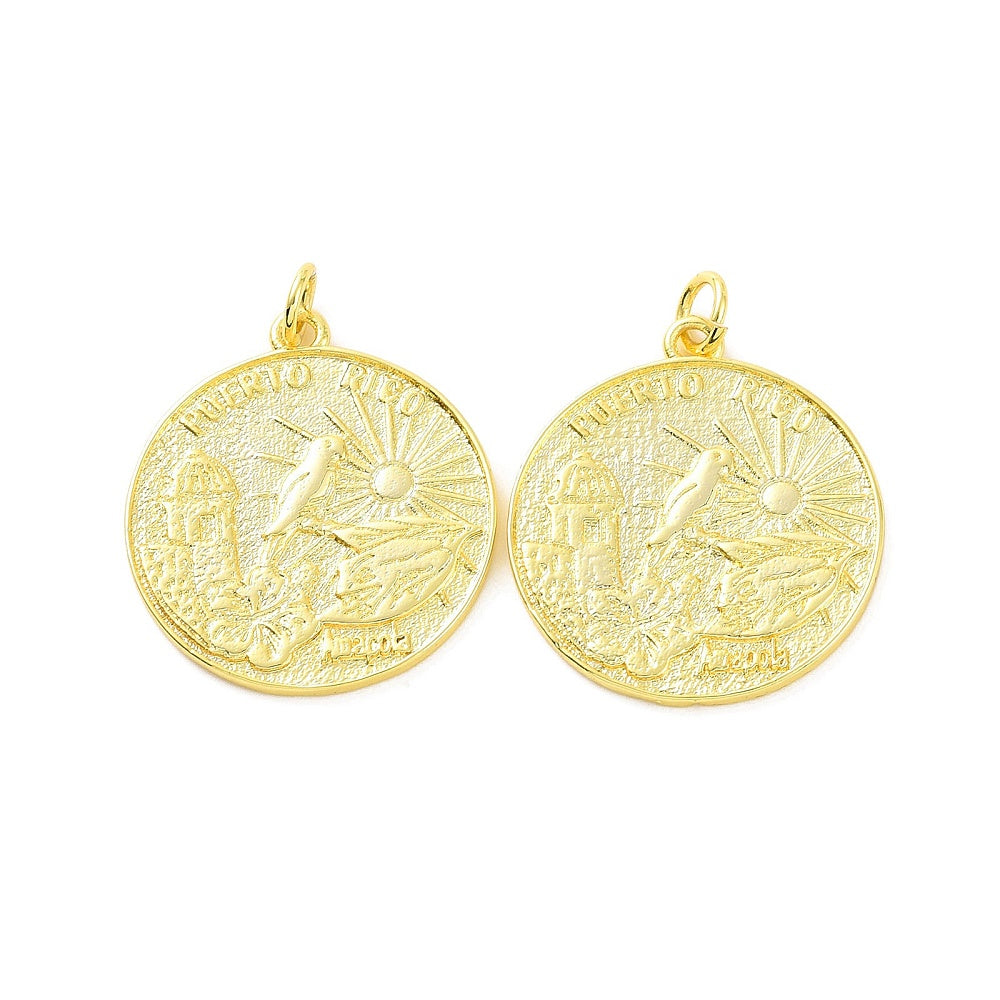 Puerto Rico Colgante Oro