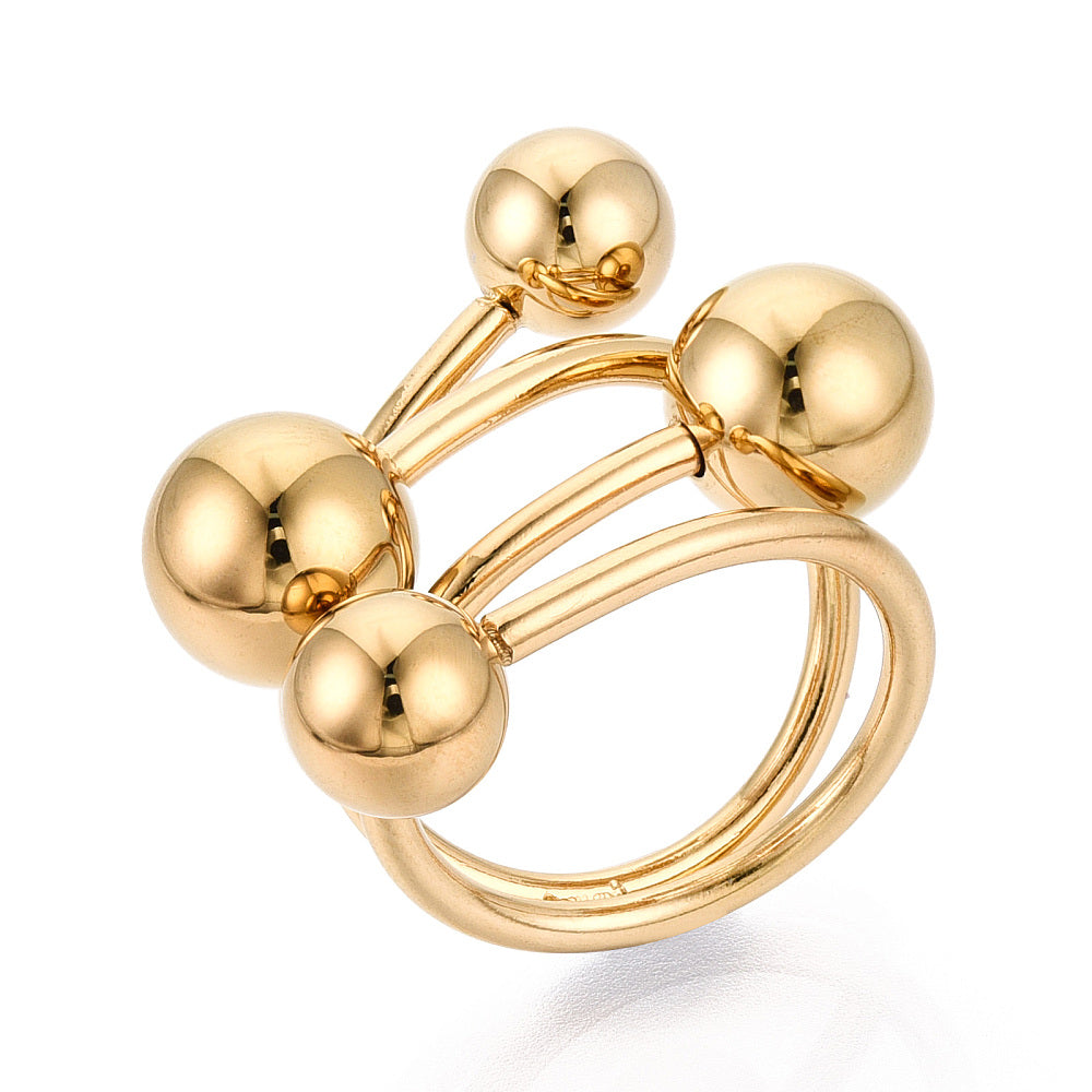 Anillo 4 Esferas