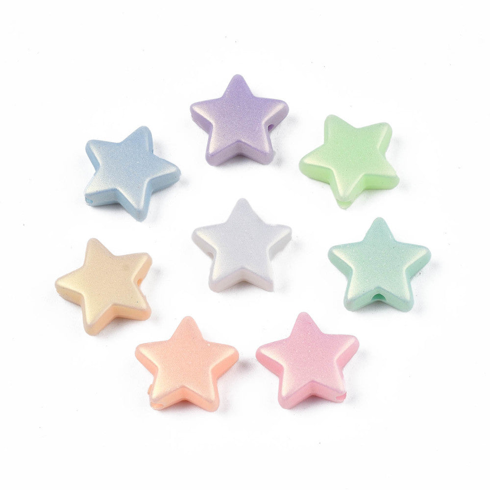 Estrella plástico (12pzs)