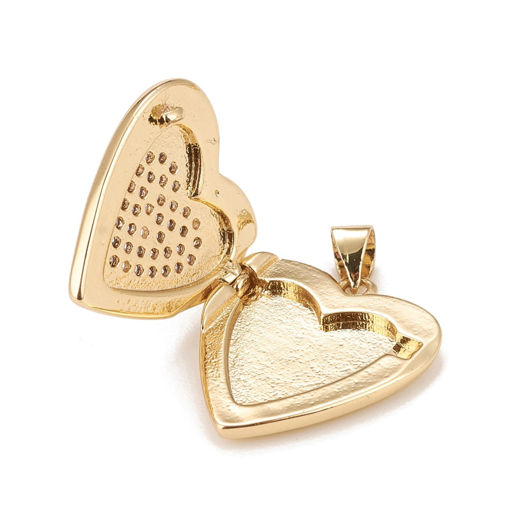 Relicario Brillante Corazón