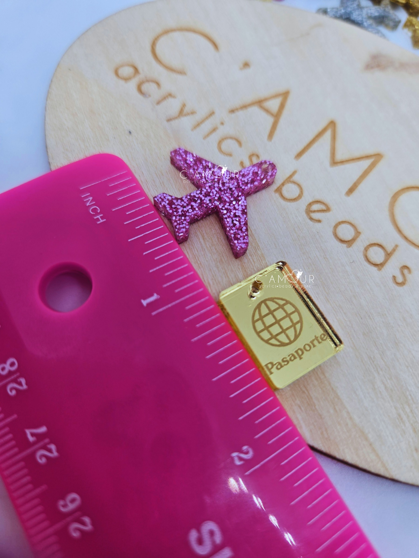 Avión Acrílico Colgante