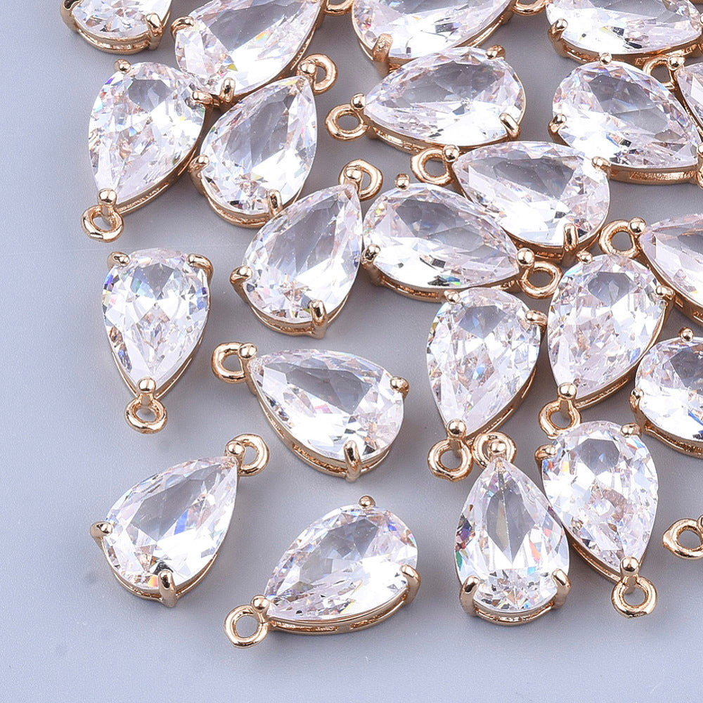 Rhinestone Brillo Gota (4pzs)