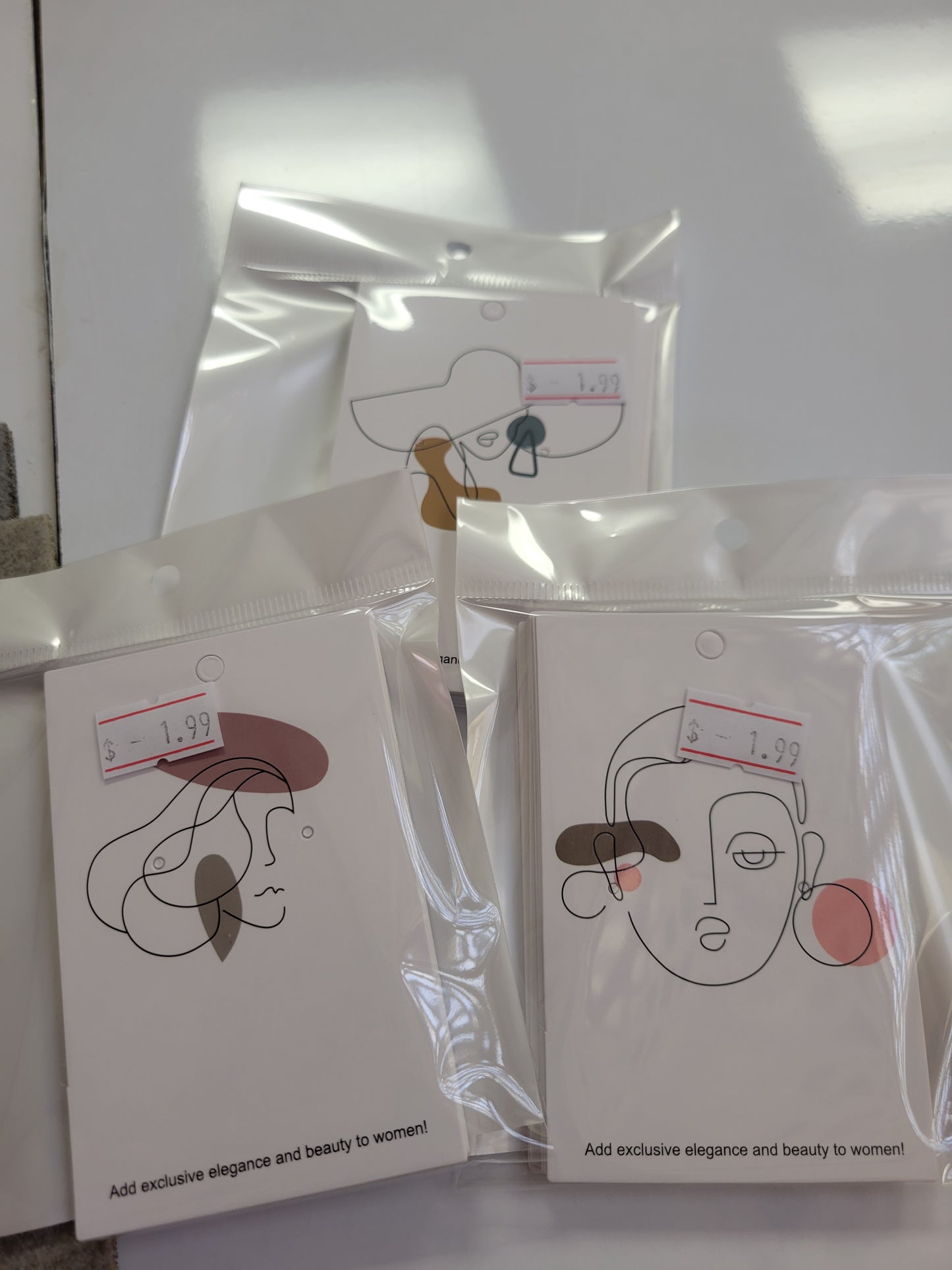 Tarjeta Aretes (15pzs)