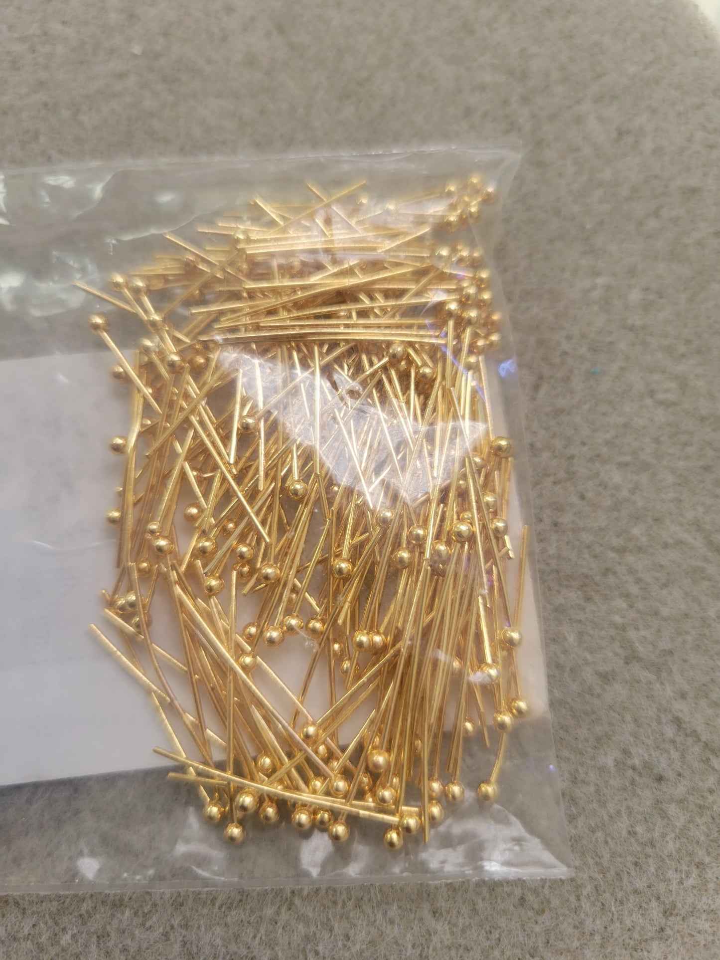 Ball pins brass (200pcs)