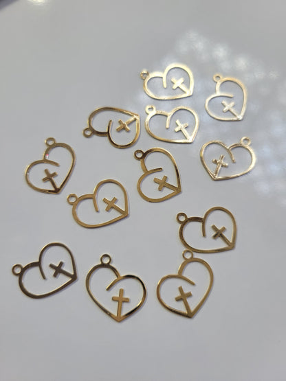 Corazón Cruz (2pzs)