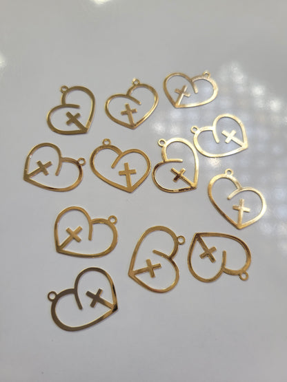 Corazón Cruz (2pzs)