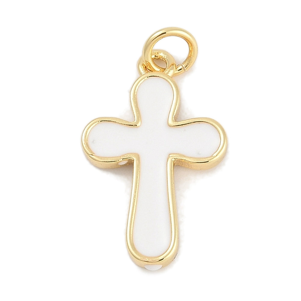 Cruz Colgante Blanco Grande