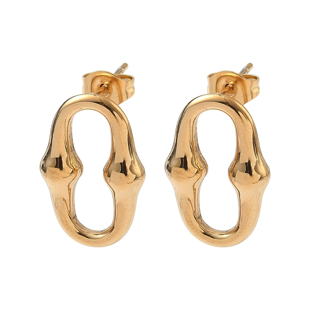 Arete Boton Doble