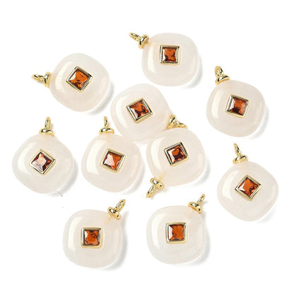 Colgantes de Jade Blanco Natural