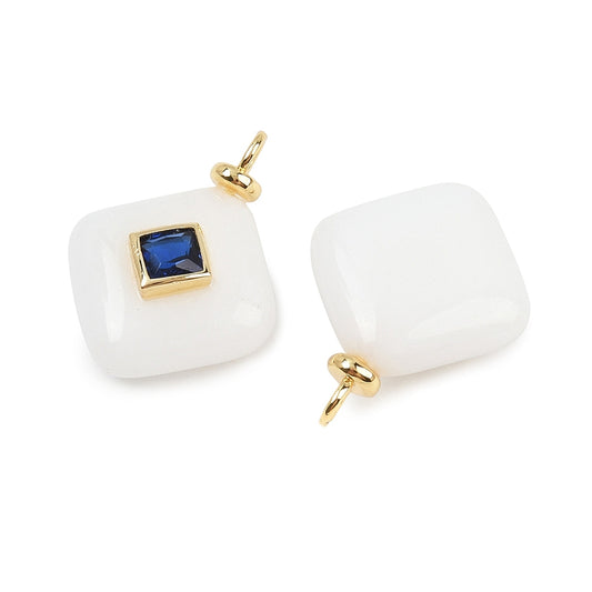 Colgantes de Jade Blanco Natural