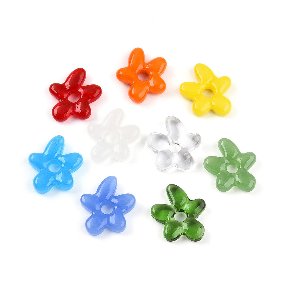 Flor Vidrio (4pzs)