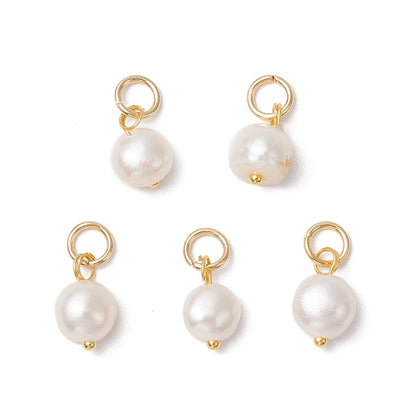 Colgante Perlas (4pzs)