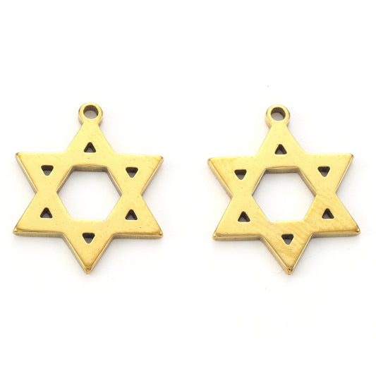 Estrella David (4piezas)