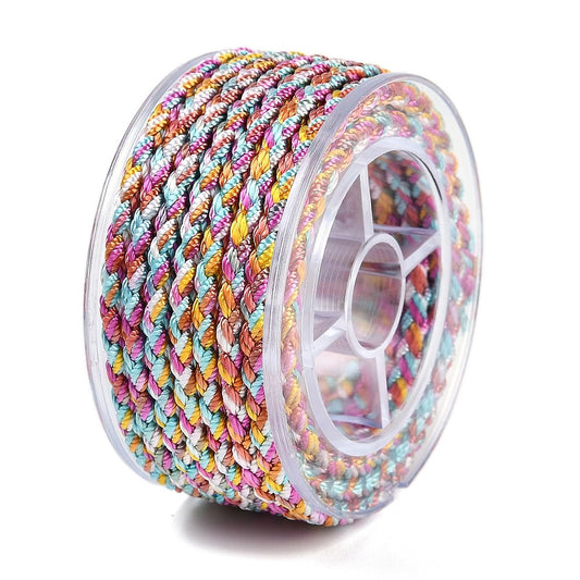 Hilo Trenzado 12mm Rosado