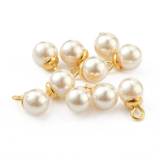 Colgantes Sencillos Perla (10piezas)