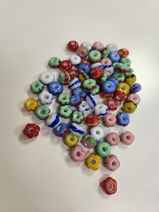 Flower Rondel (6pzs)