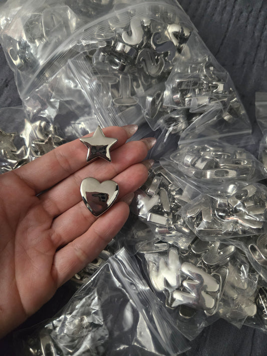 Jumbo Letra Deslizante Plata